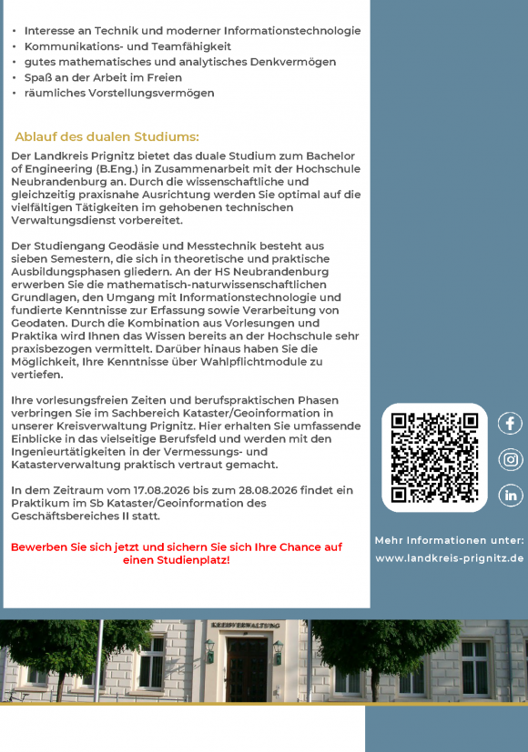 Duales Studium Geodäsie und Messtechnik (B.Eng.)  - Seite 2