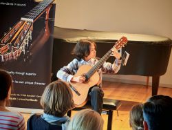 Pavel Rossoschanskii der Kreismusikschule Prignitz überzeugte die Fachjury mit seinem musikalischen Vortrag / Foto: LK Prignitz, Kreismusikschule
