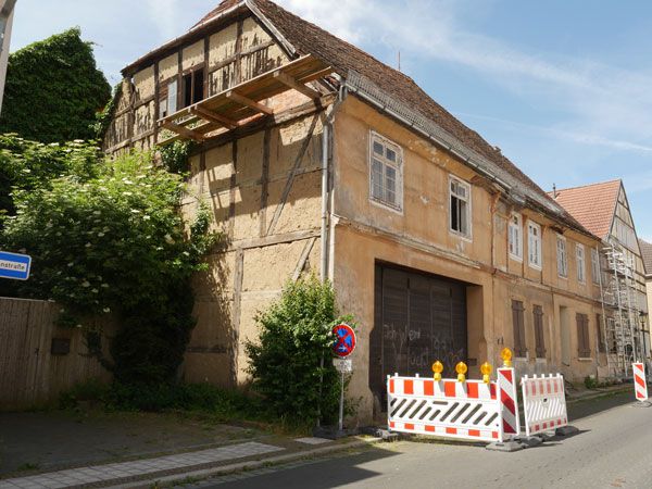 Wollweberstraße - Ansicht von vorn / Foto: LK Prignitz