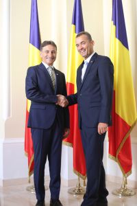 Ion Dumitrel und Landrat  Torsten Uhe (Foto: LK Prignitz)